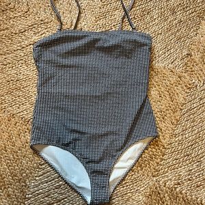 Belize Swimwear gingham one piece - medium
